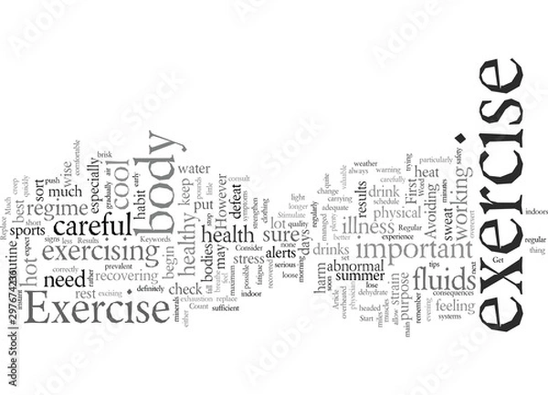 Fototapeta Exercise Can You Exercise Too Much