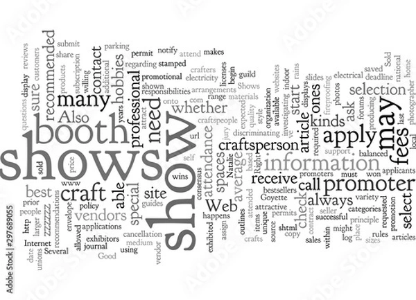 Fototapeta Craft Shows That Are Right For You