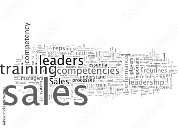 Fototapeta Characteristics of a True Sales Leader