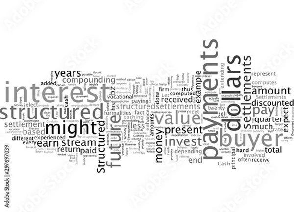 Fototapeta Cash for Structured Settlements