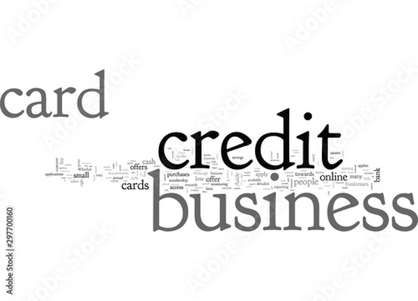 Fototapeta businesscreditcard