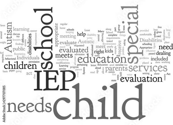 Fototapeta Autism and the School System