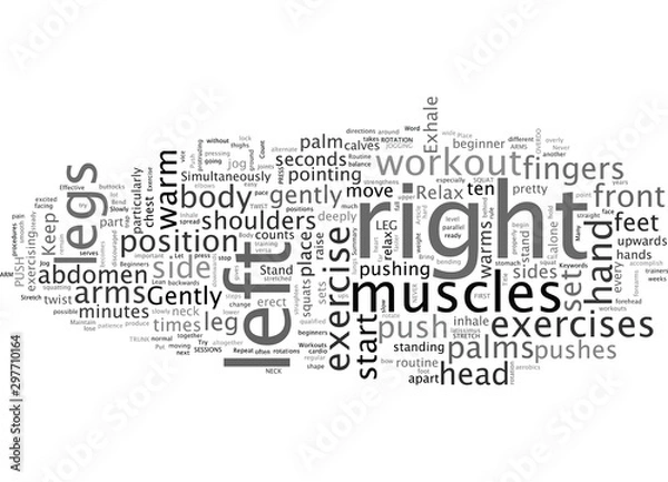 Fototapeta An Effective Exercise Routine for Beginners