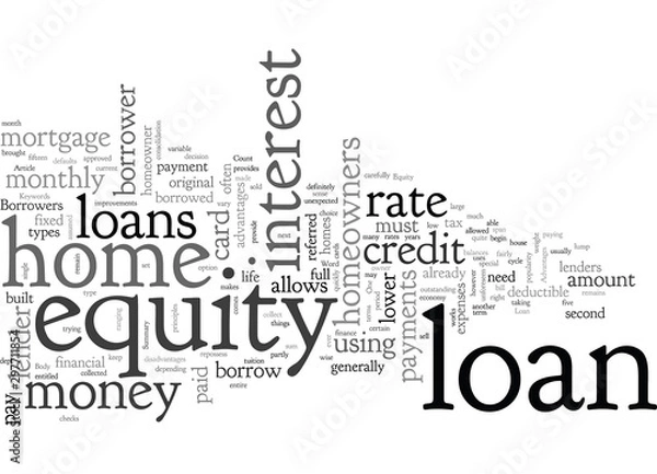 Fototapeta Advantages of a Home Equity Loan