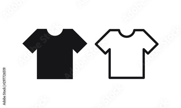 Obraz tshirt icon in trendy flat style
