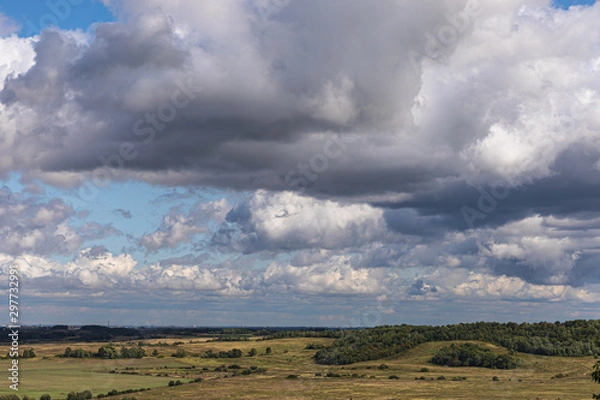 Fototapeta blue sky with clouds