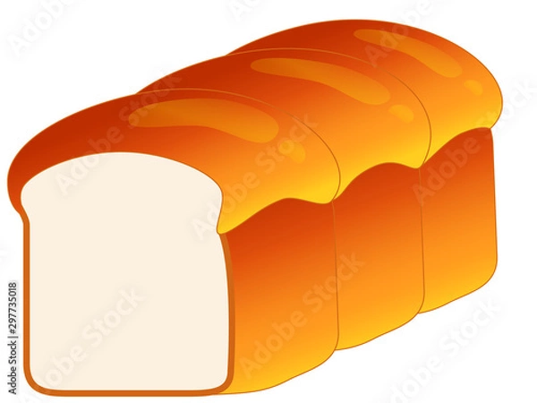 Obraz 食パン　一斤
