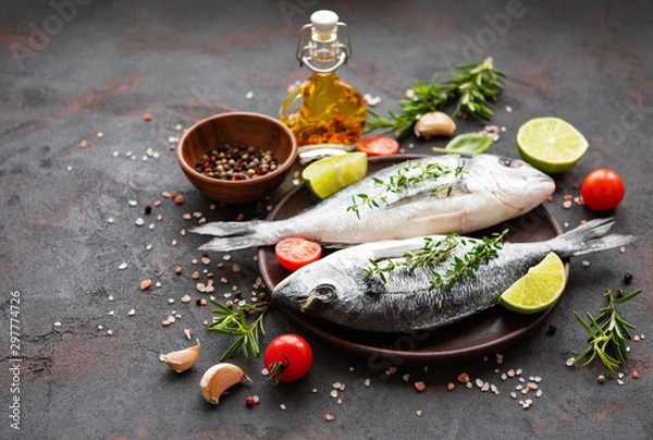 Obraz Fresh fish dorado