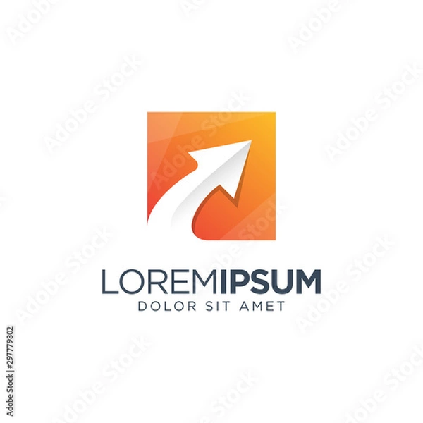 Fototapeta Arrow Logo Design