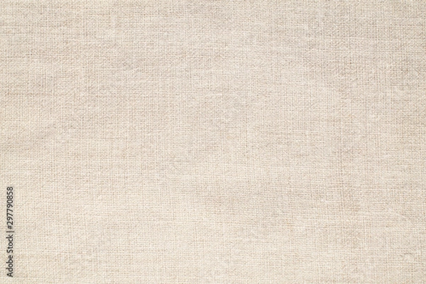 Fototapeta Natural linen material textile canvas texture background
