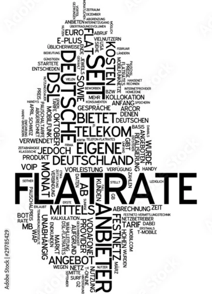 Fototapeta Flatrate