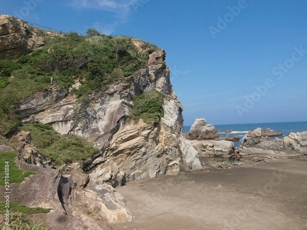 Obraz 犬吠埼の崖