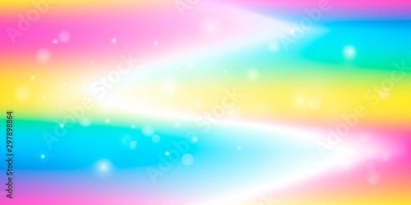 Obraz Abstract rainbow colorful light background