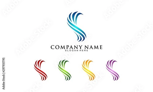 Fototapeta Abstract S set template logo