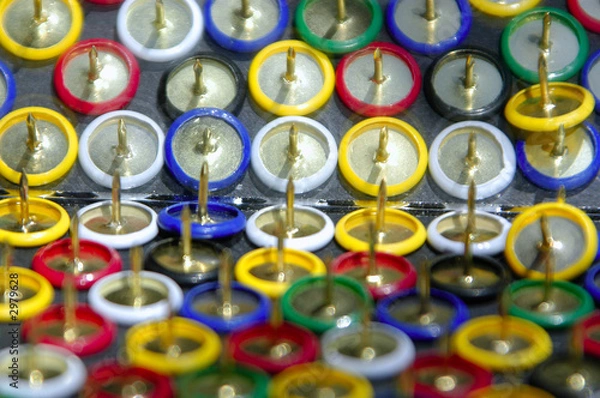 Obraz thumbtack reflections