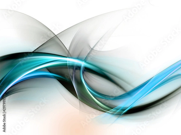 Fototapeta abstrakcyjny niebieski