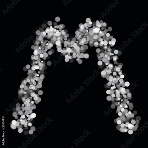 Fototapeta One letter of alphabet ideal