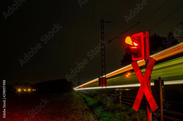 Obraz Long Exposure Train