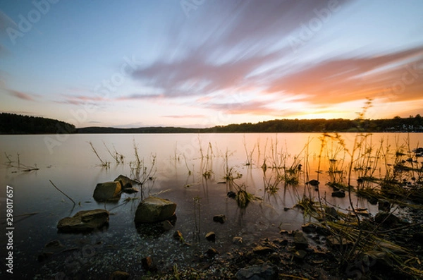Obraz Long Exposure Sea and Clouds