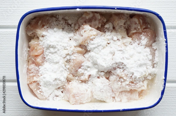 Fototapeta 唐揚げの衣