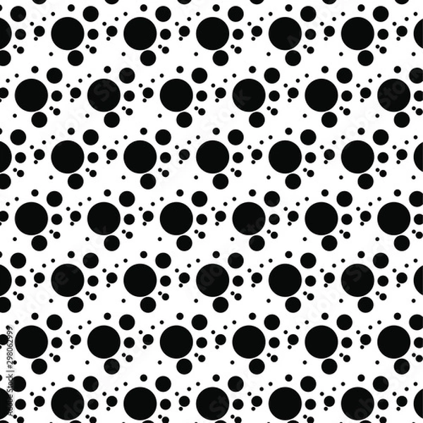 Fototapeta The surface of the circle is large and black in an abstract pattern.
