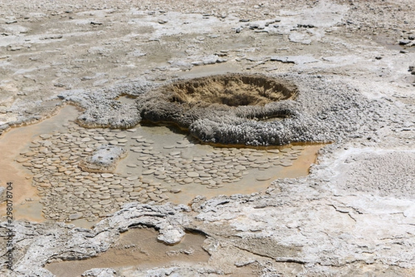 Obraz texture in hot spring mud