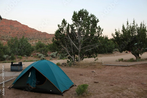 Obraz tent in desert
