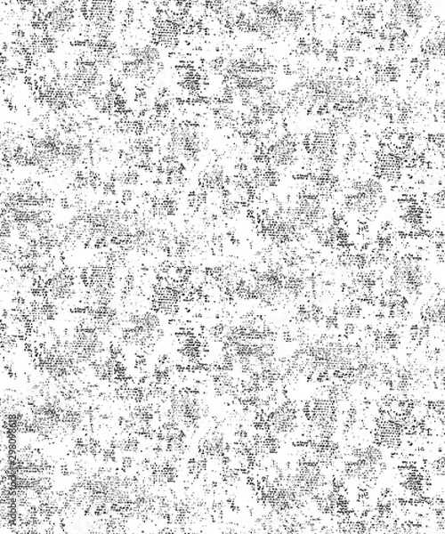 Fototapeta A black and white image lines, dots, shapes, forms. Retro halftone stippled background. Ideas for your graphic design, banner, poster, packaging, for site or more