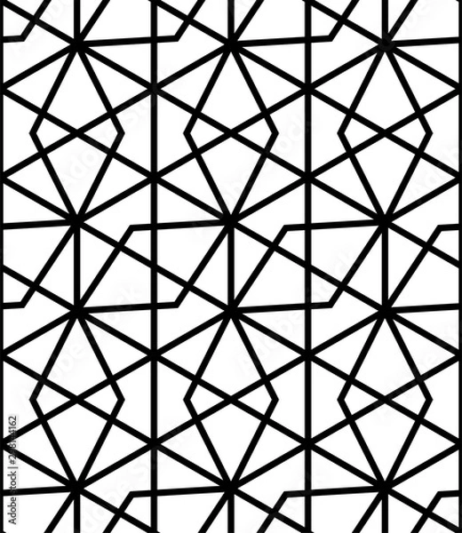 Fototapeta Geometric Shape Seamless Pattern