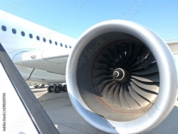 Obraz ジェットのタービン