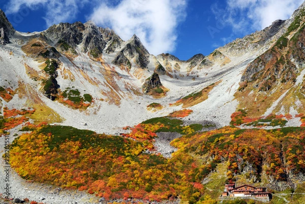 Obraz 涸沢カールの紅葉