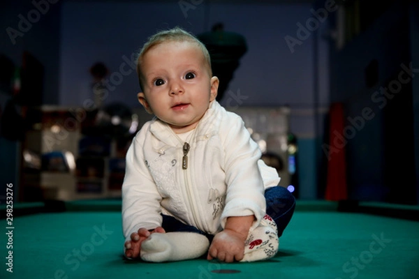 Obraz Anna e il biliardo