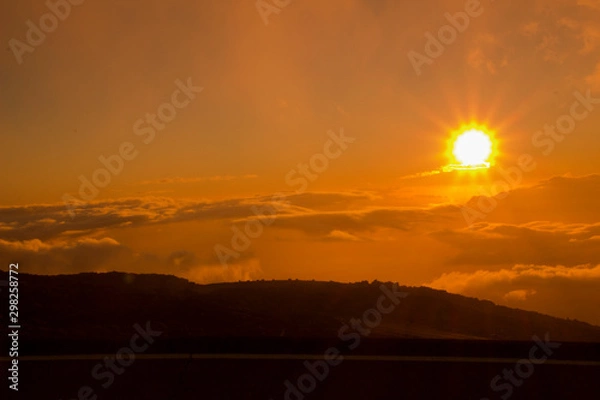 Obraz sunset at Haleakala