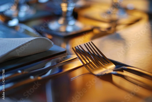 Obraz Table set for dining