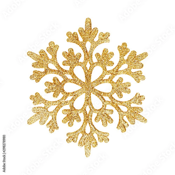 Obraz Decorative christmas snowflake isolated