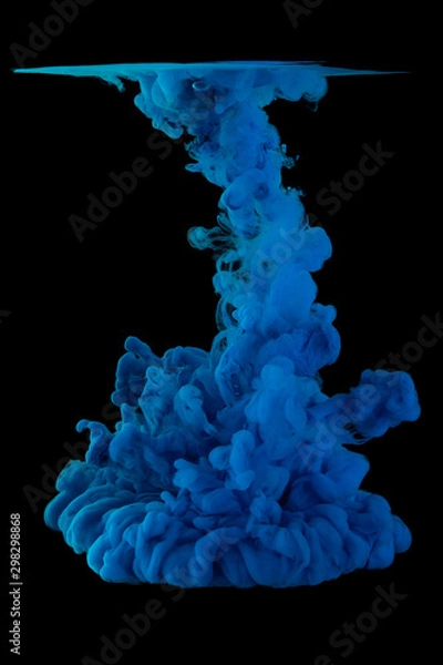 Fototapeta Color cloud of paint.