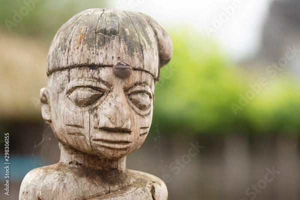 Fototapeta african wooden statues
