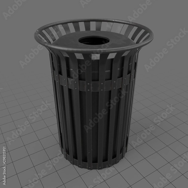 Fototapeta Trash can