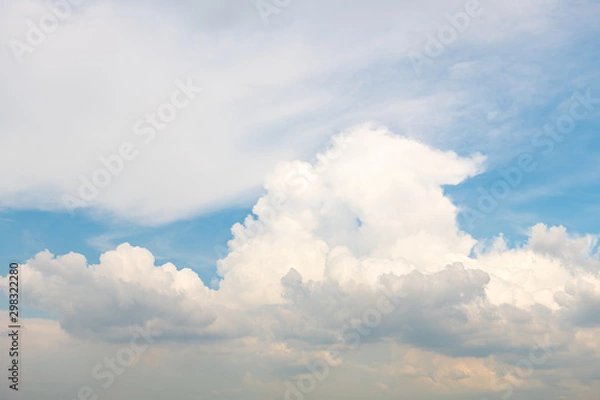 Obraz blue sky with clouds