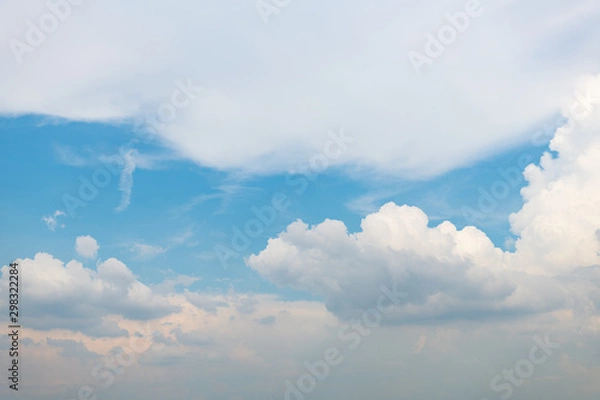 Obraz blue sky with clouds