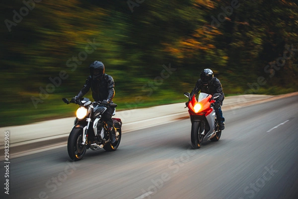 Fototapeta Bikes Riding