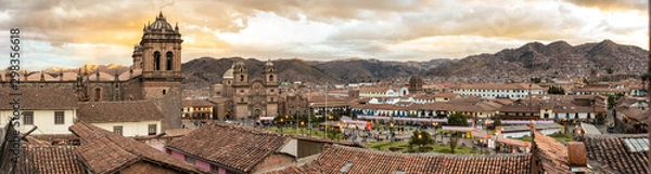 Obraz Views of the colonial part of the City of Cusco in Peru south america