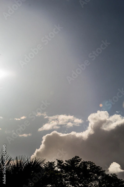 Obraz dramatic sky with clouds