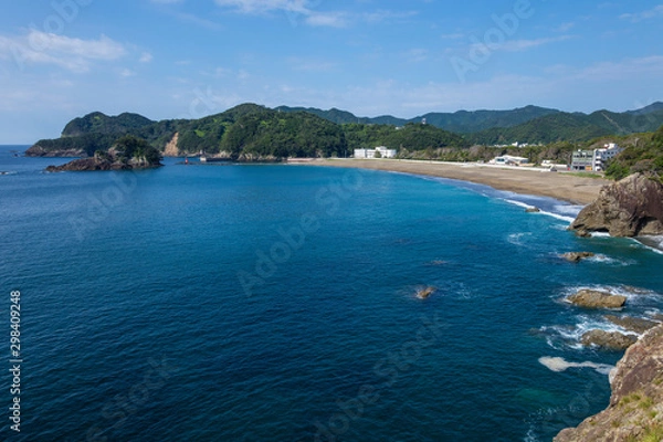 Fototapeta 四国、日和佐、ウミガメ産卵地