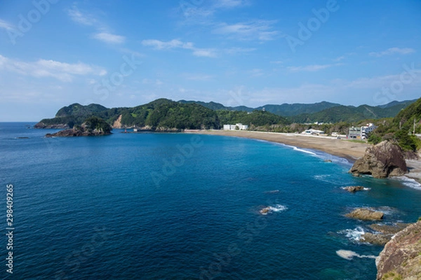 Fototapeta 日和佐、ウミガメの来る浜