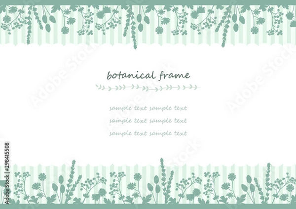 Fototapeta ボタニカルフレーム