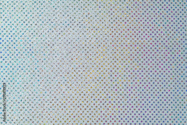 Fototapeta スパンコールの布地のテクスチャー