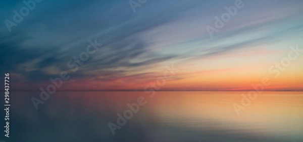 Obraz Long-exposure sunrise on the sea