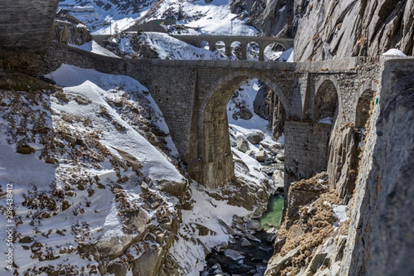 Fototapeta スイス、悪魔の橋