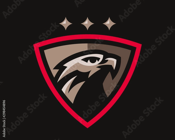 Obraz  Eagle modern logo. Eagle design emblem template for a sport and eSport team.